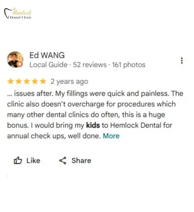 Kids' Dental Exams & Cleanings at Hemlock Dental Clinic, Vancouver 1 Kids dental exam and cleaning review at Hemlock Dental Clinic Vancouver