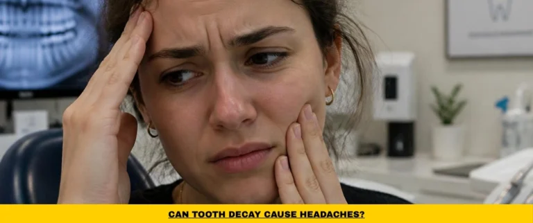 Can Tooth Decay Cause Headaches? Woman experiencing tooth and facial pain