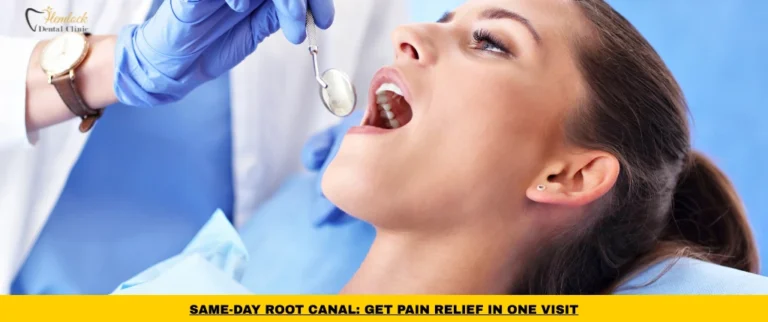 Same-day root canal treatment completed in one dental visit using advanced technology