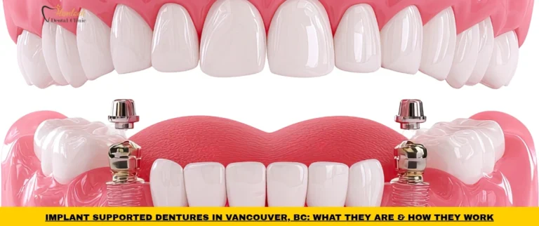 Implant supported dentures attached to dental implants for improved stability and comfort