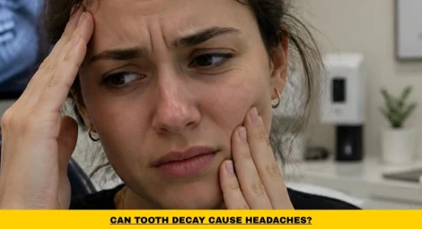 Can Tooth Decay Cause Headaches? Woman experiencing tooth and facial pain