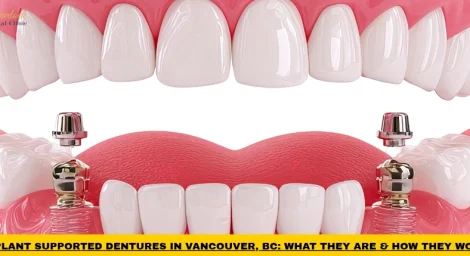 Implant supported dentures attached to dental implants for improved stability and comfort